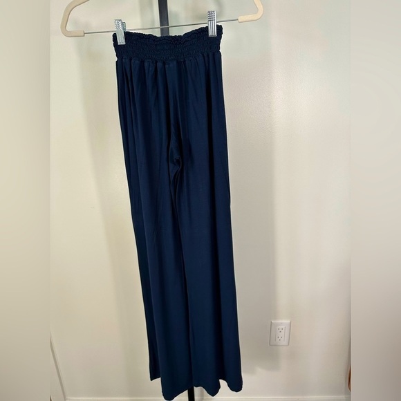 DEBBIE KATZ Women Lightweight Beach Lounge Pants Navy Medium (fits XS-S) NWOT - Picture 6 of 11